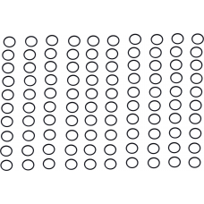 JAMES GASKET 11105-100 O-RING DRAIN PLUG 100/PK 0935-1048